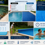 Los problemas ocultos de una piscina sin manta térmica (y por qué un enrollador hace toda la diferencia)